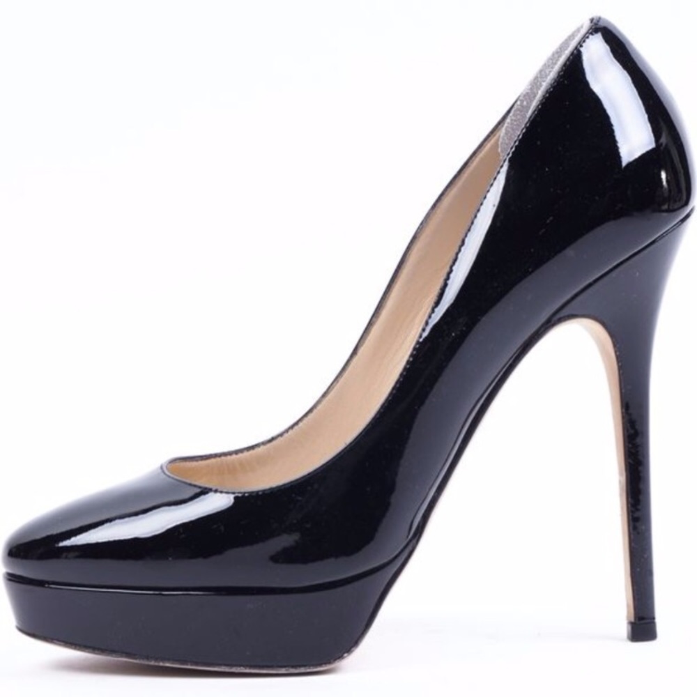 Jimmy Choo Cosmic Patent Leather Platform Pump